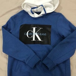 Blue Calvin Klein Hoodie